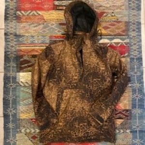 Volcom Leopard Women's Shelter 3D Zip Jacket - Sz M